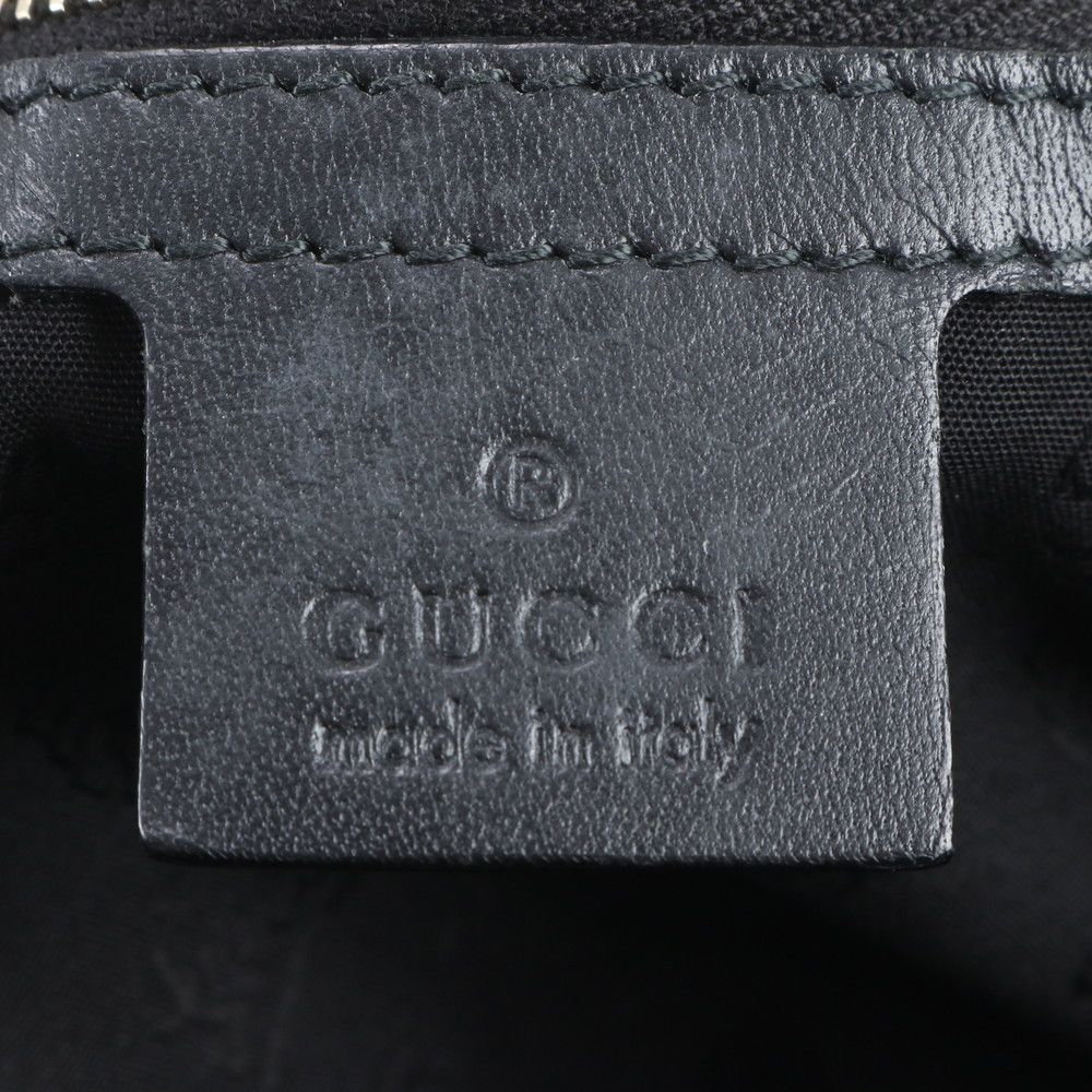 Gucci Diamante Satchel Leather Canvas Tote Shoulder — view 8