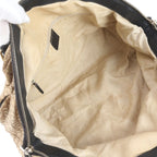 Gucci Diamante Satchel Leather Canvas Tote Shoulder — view 7