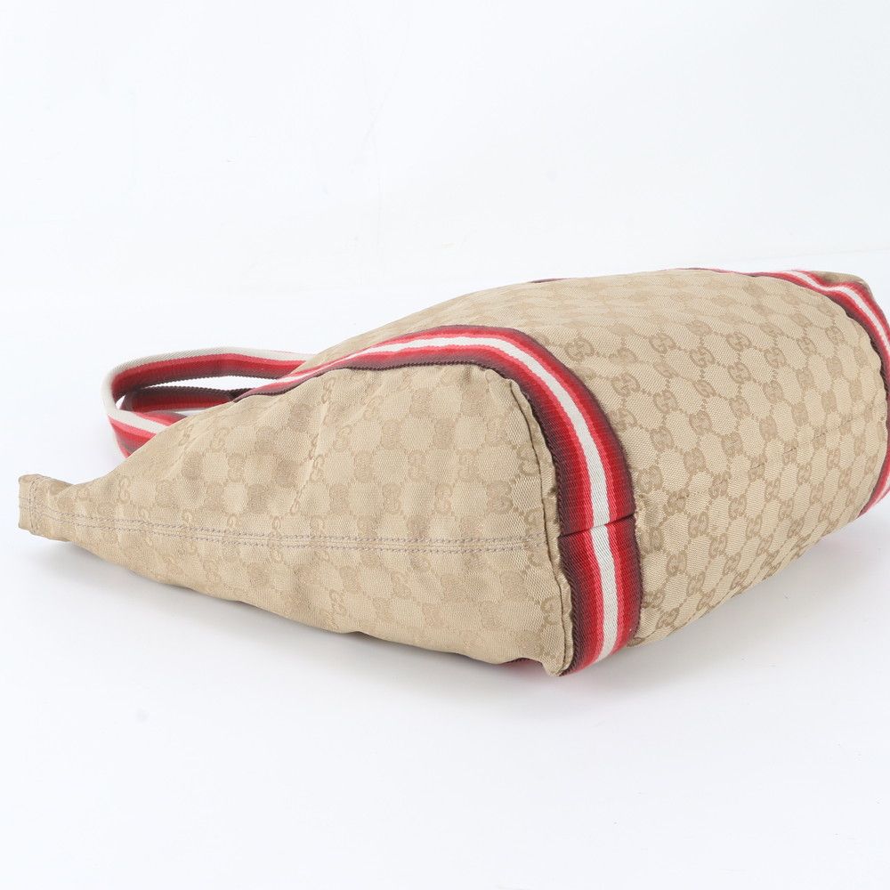 Gucci GG Canvas Leather Tote Shoulder Business Document — view 5