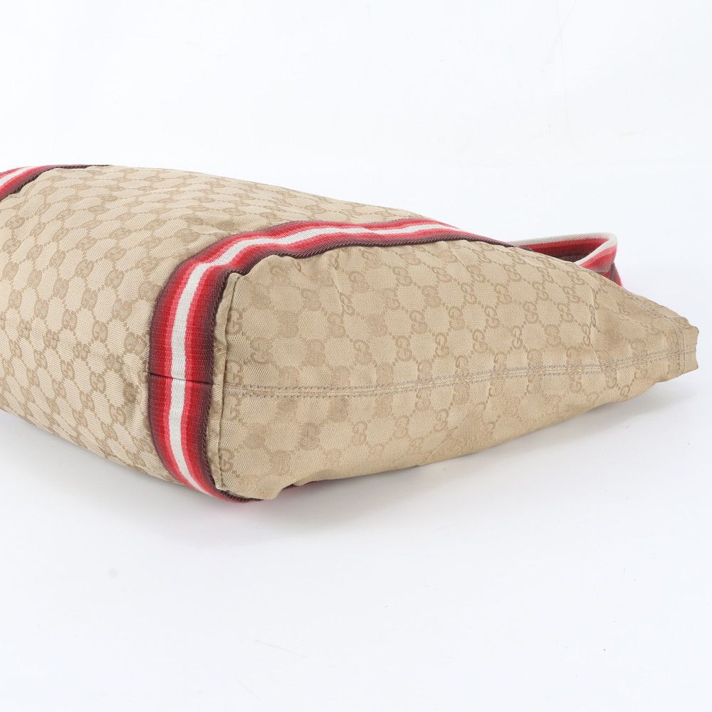 Gucci GG Canvas Leather Tote Shoulder Business Document — view 4