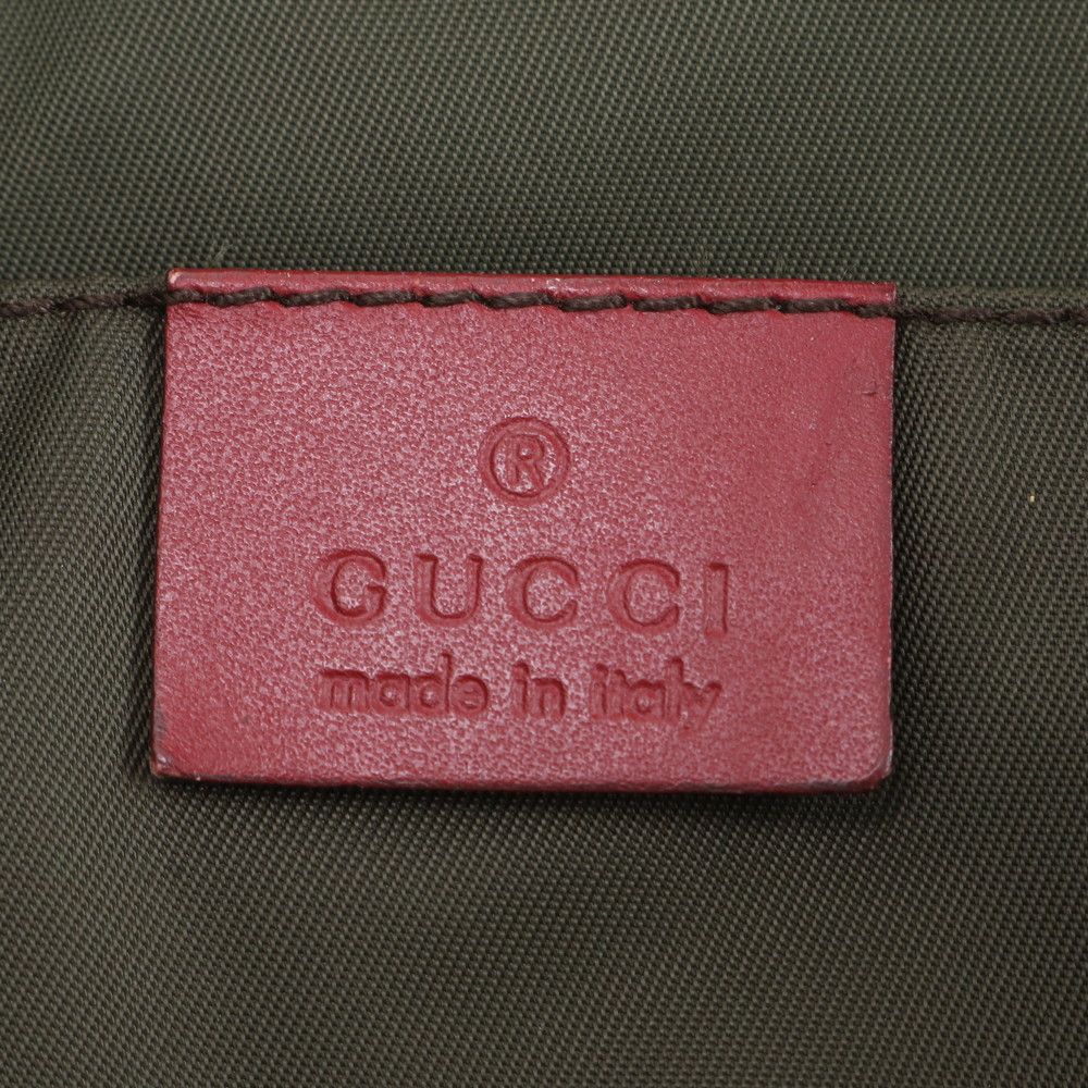 Gucci GG Canvas Leather Tote Shoulder Business Document — view 9