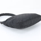 Gucci GG Nylon Leather Shoulder Bag Hand Black — view 5