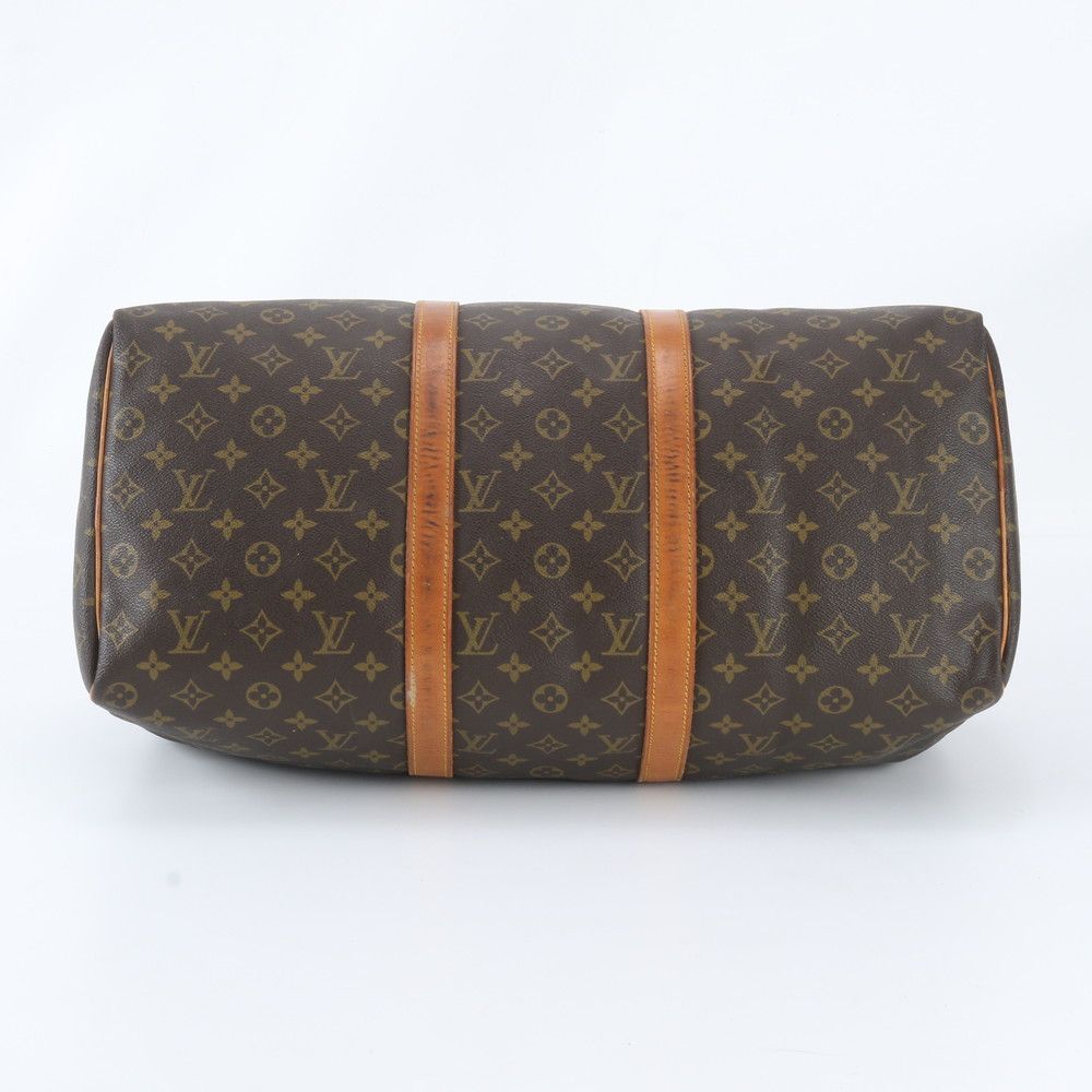 Louis Vuitton Monogram Keepall 50 Leather Boston Bag Tote Carry — view 6