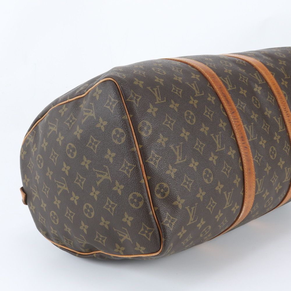 Louis Vuitton Monogram Keepall 50 Leather Boston Bag Tote Carry — view 5