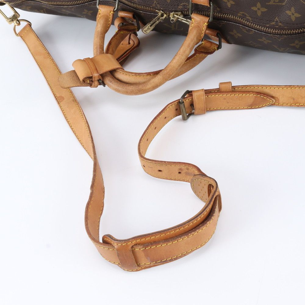 Louis Vuitton Monogram Keepall Bandouliere 55 2-Way Boston Bag Crossbody — view 4
