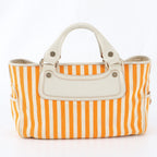 Celine Kobe Daimaru Striped Boogie Leather Tote Hand — view 3