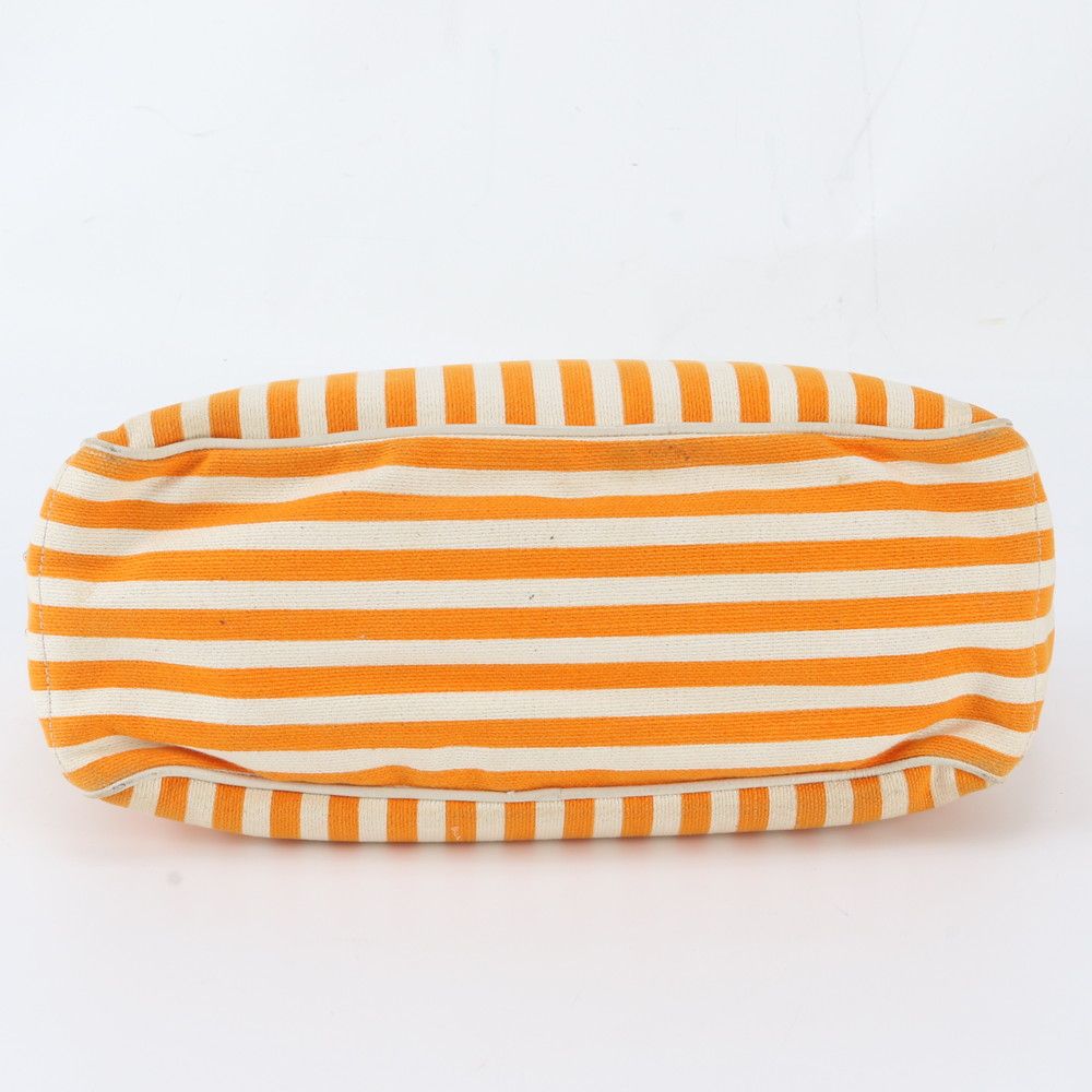 Celine Kobe Daimaru Striped Boogie Leather Tote Hand — view 6