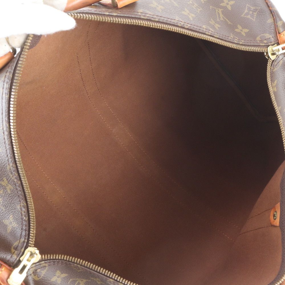 Louis Vuitton Monogram Keepall Bandouliere 50 Leather Boston Bag Tote — view 7
