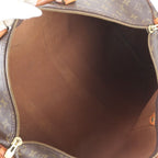 Louis Vuitton Monogram Keepall Bandouliere 50 Leather Boston Bag Tote — view 7