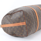 Louis Vuitton Monogram Keepall Bandouliere 50 Leather Boston Bag Tote — view 5