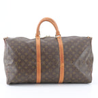 Louis Vuitton Monogram Keepall Bandouliere 50 Leather Boston Bag Tote — view 3