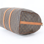 Louis Vuitton Monogram Keepall Bandouliere 50 Leather Boston Bag Tote — view 4