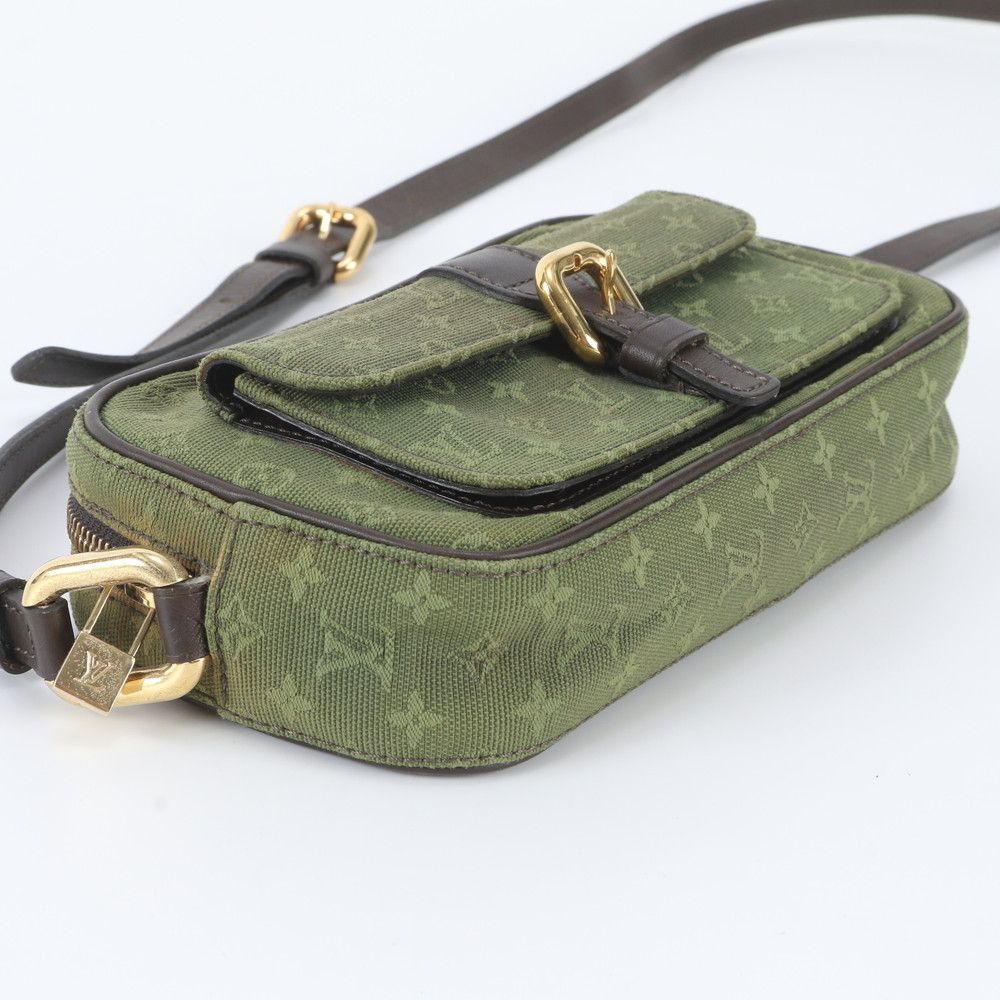 Louis Vuitton Monogram Mini Juliette MM Khaki Leather Shoulder Bag Crossbody — view 5