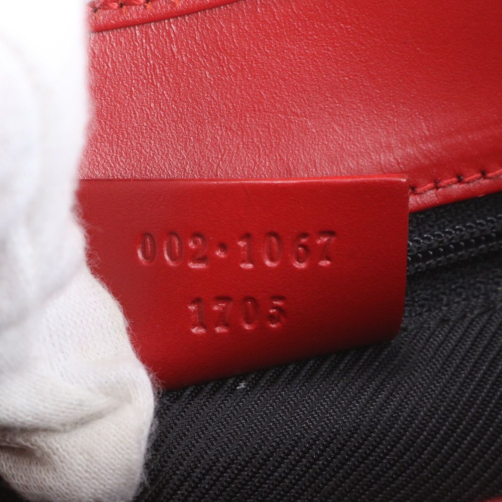 Gucci GG Canvas Jackie 002 Leather Shoulder Bag Tote Hand — view 9