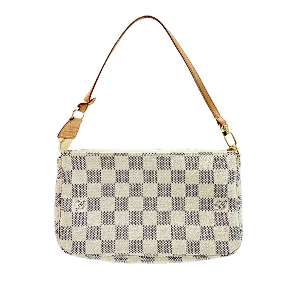 Louis Vuitton Pochette Azur Damier Pouch Cloth