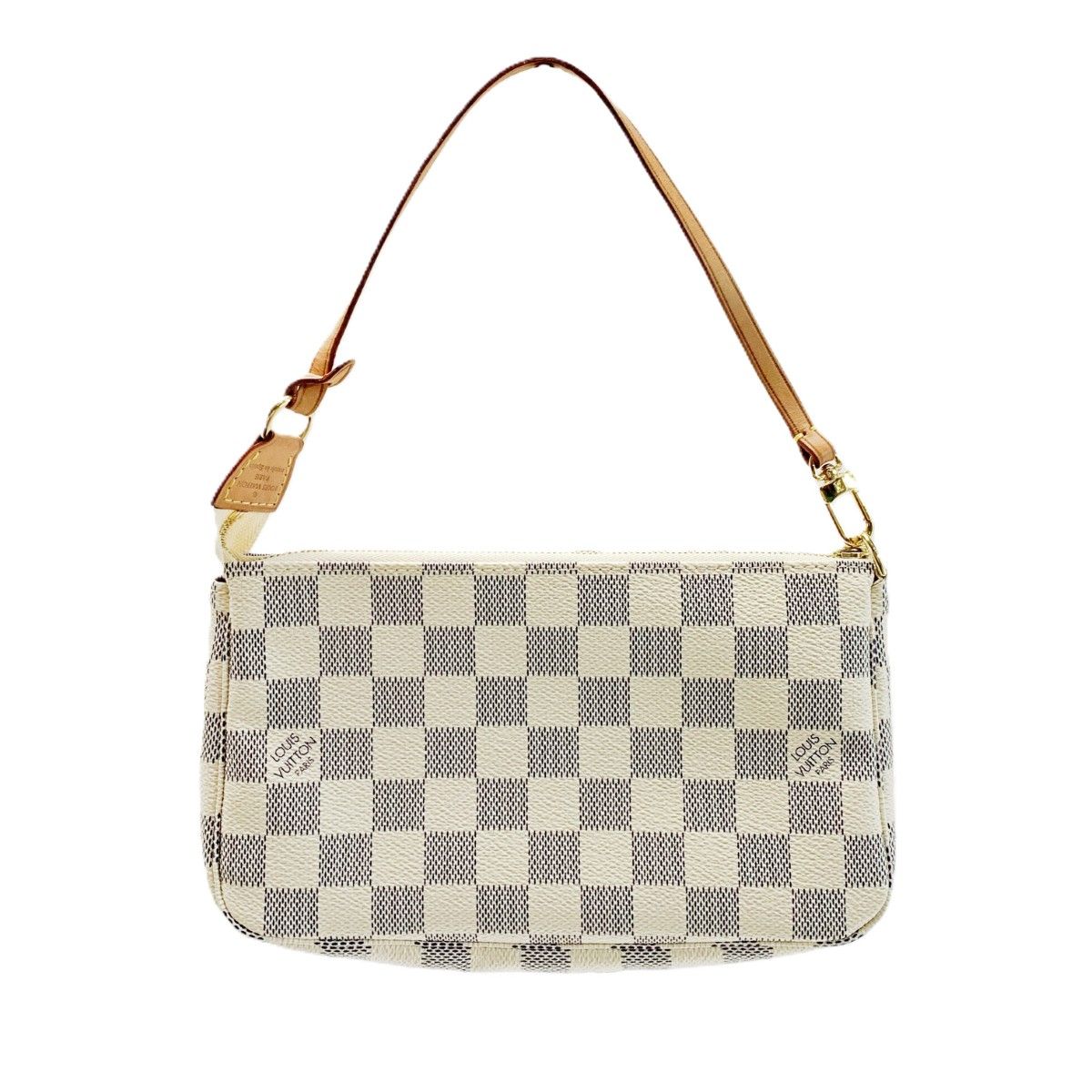Louis Vuitton Pochette Azur Damier Pouch Cloth