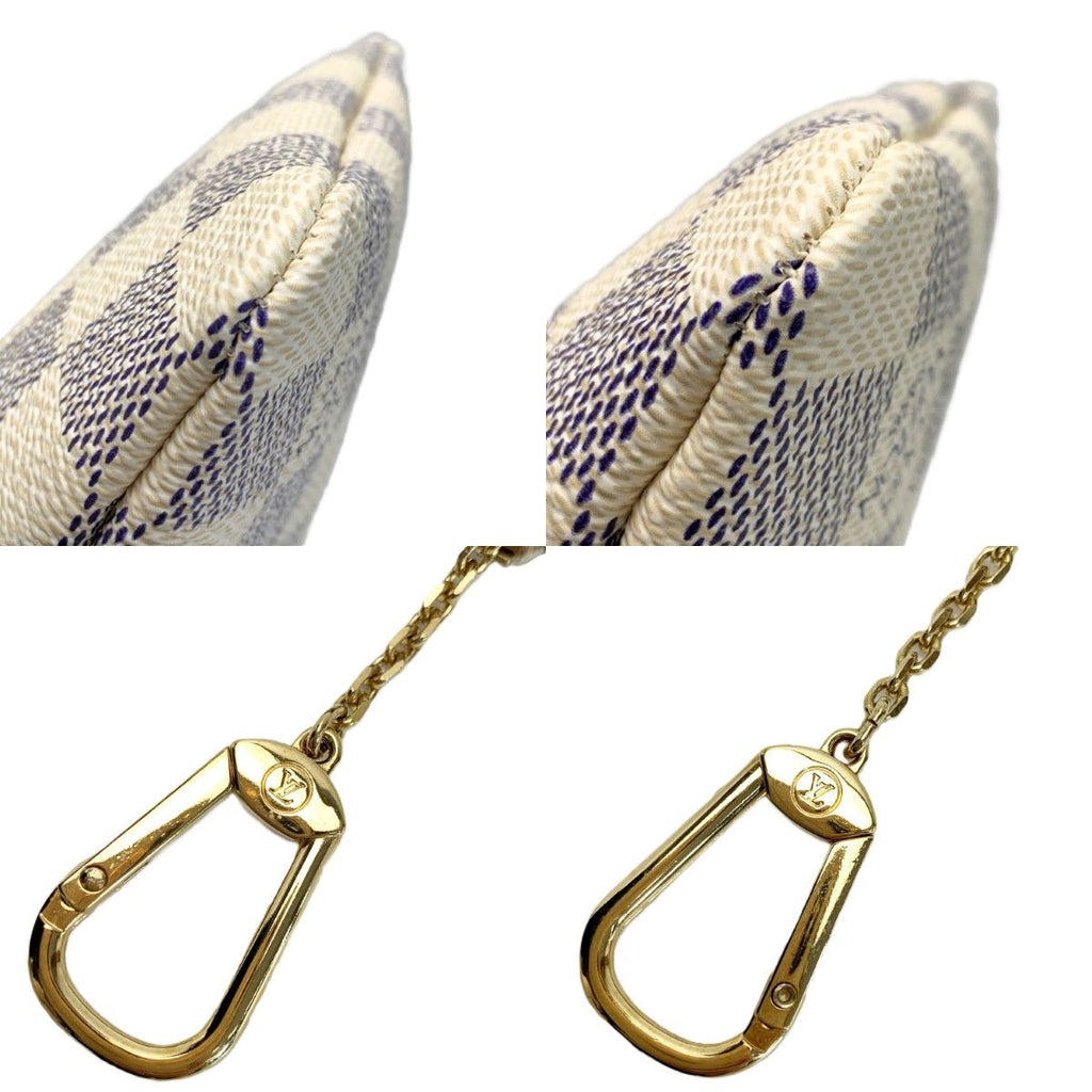 Louis Vuitton Coin Case Pochette Cles Damier Azur — view 7
