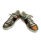 Gucci Sneakers Ace Brown Orange Multi Disney Donald Duck Leather — view 2