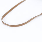 Prada Tessuto Nylon Triangle Logo Leather Shoulder Bag Crossbody Beige — view 3