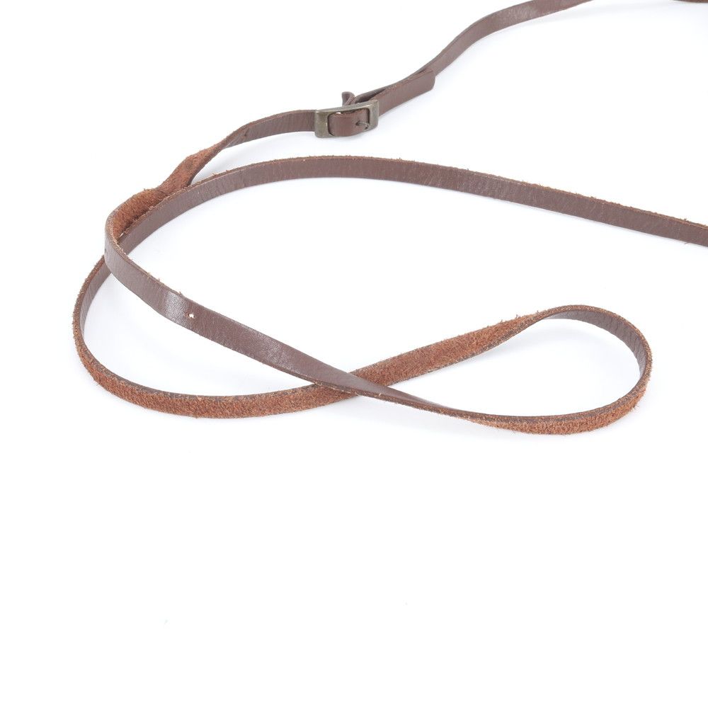 Prada Logo Jacquard Leather Shoulder Bag Crossbody Brown — view 3