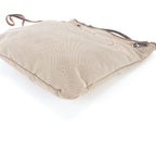 Prada Logo Jacquard Leather Shoulder Bag Crossbody Brown — view 5