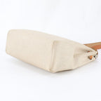 Hermes Herbag MM Leather Toile Ash 2-Way Shoulder Bag Business Tote — view 5