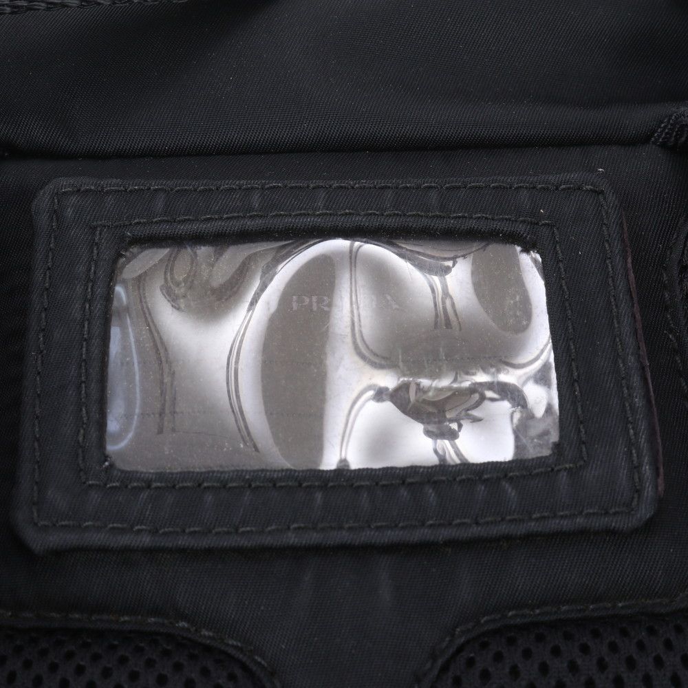 Prada Tessuto Nylon Backpack Black — view 9