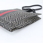 Gucci GG Carre Ido Sherry Line Leather 2-Way Tote Crossbody Shoulder — view 5
