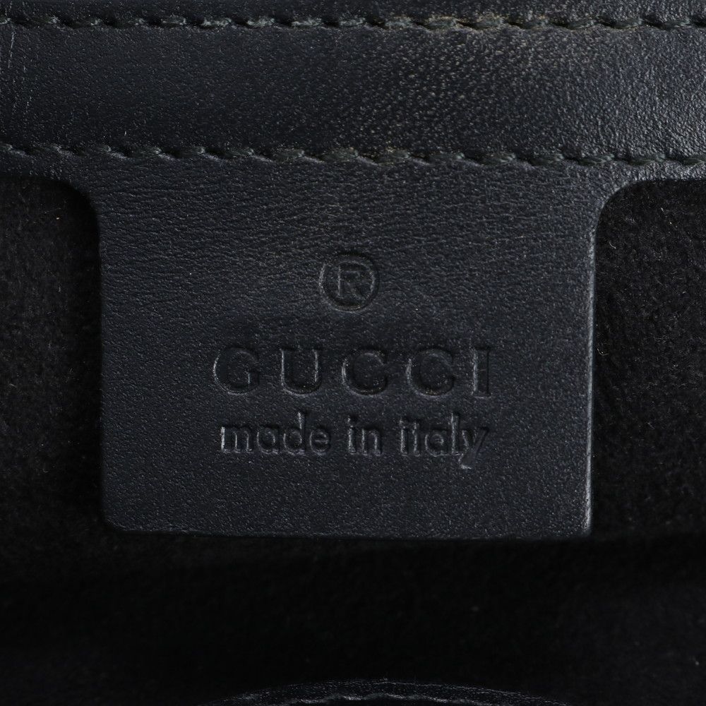 Gucci GG Carre Ido Sherry Line Leather 2-Way Tote Crossbody Shoulder — view 9