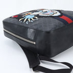 Gucci GG Supreme Angry Cat Leather Backpack — view 5