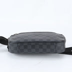 Louis Vuitton Damier Graphite Ambler Leather 2-Way Belt Bag Crossbody Waist — view 7