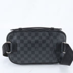 Louis Vuitton Damier Graphite Ambler Leather 2-Way Belt Bag Crossbody Waist — view 5