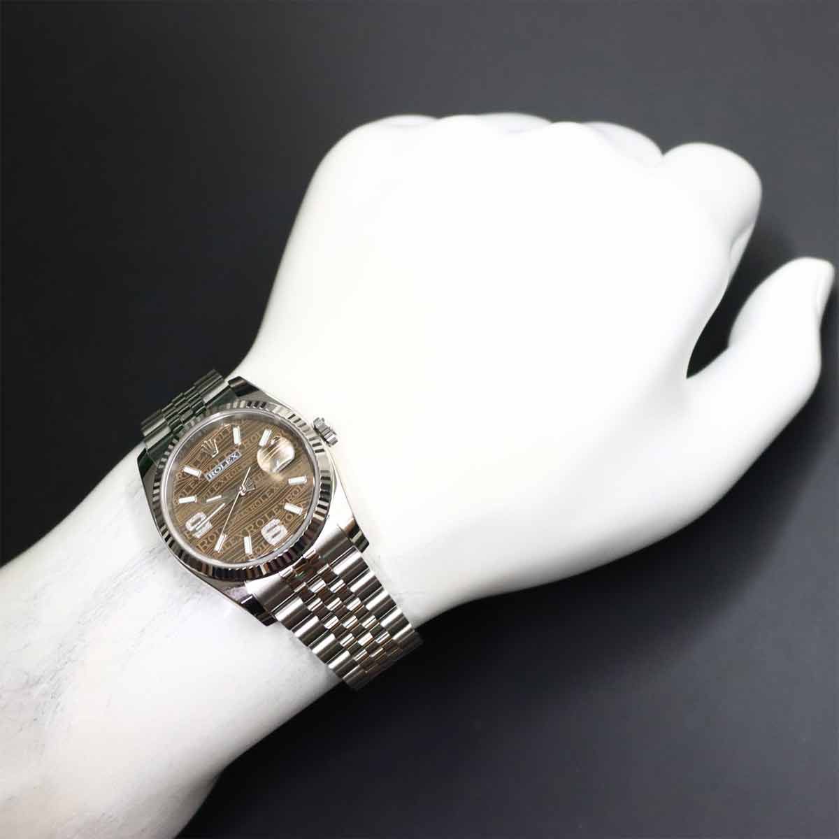 Rolex Datejust Roulette Watch 18k White Gold Automatic Winding — view 4