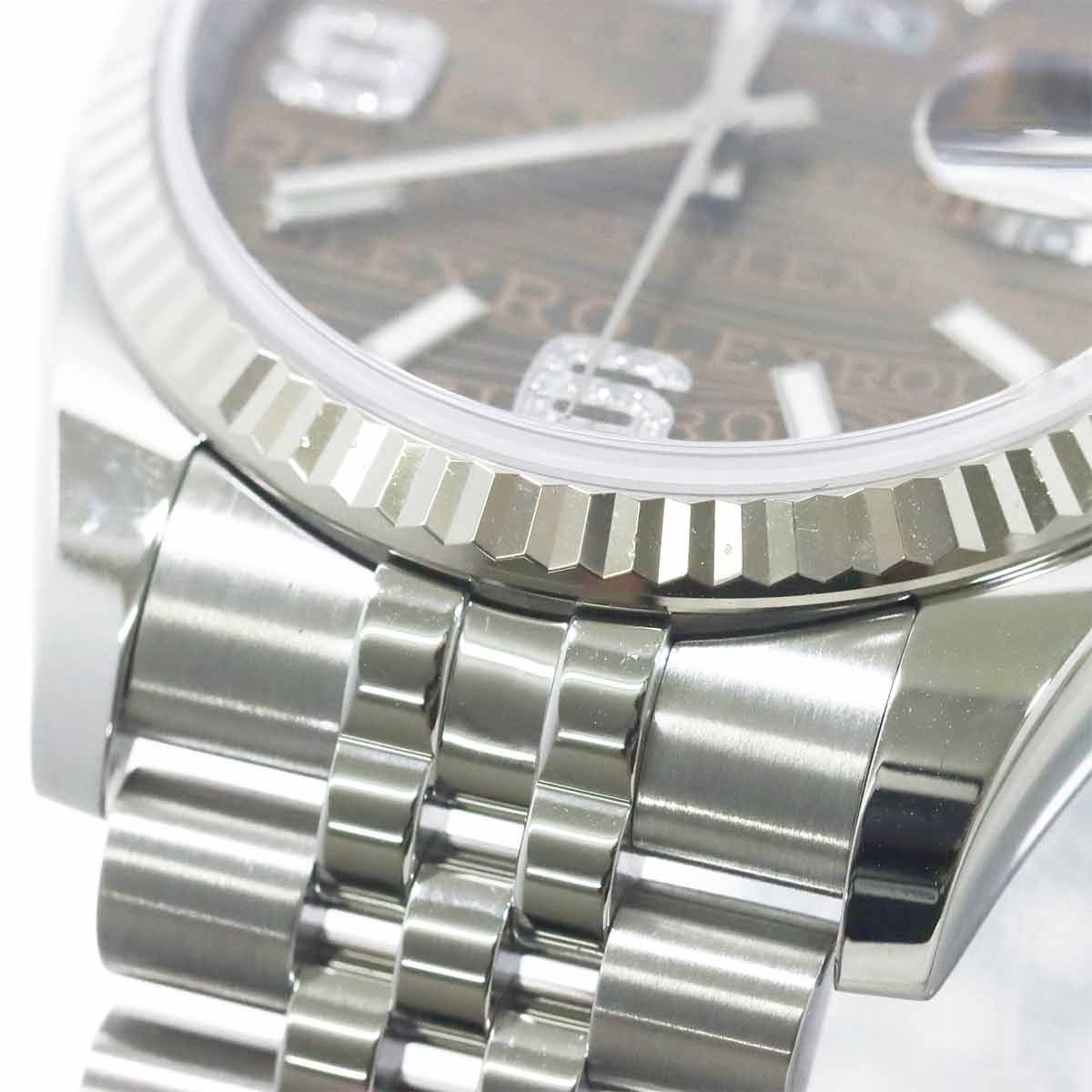 Rolex Datejust Roulette Watch 18k White Gold Automatic Winding — view 8