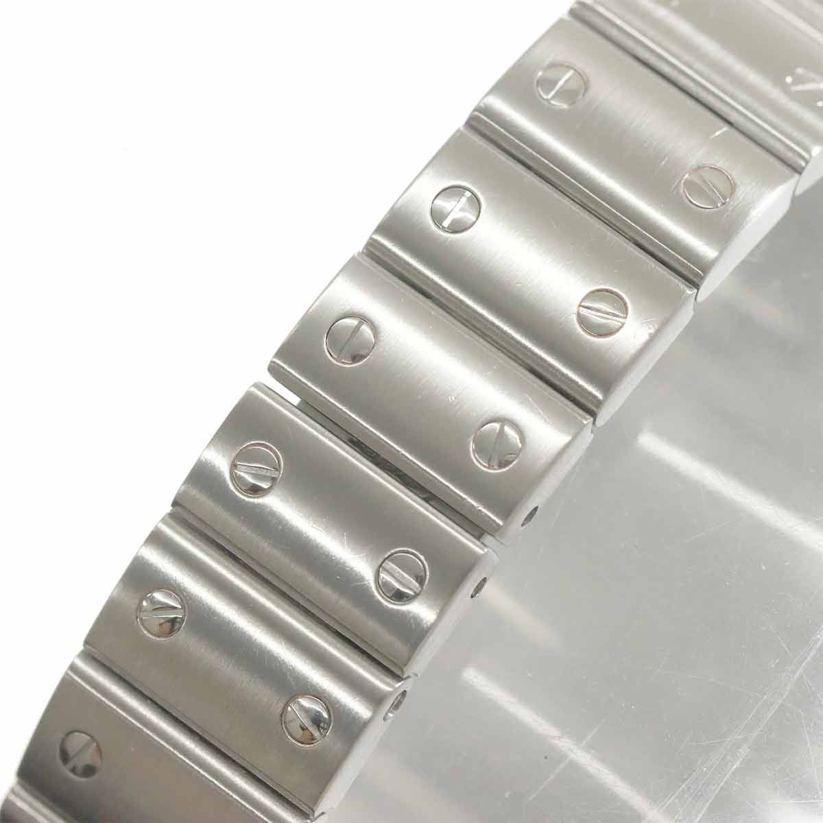 Cartier Santos Galbe SM Watch Date Silver Automatic Winding — view 6