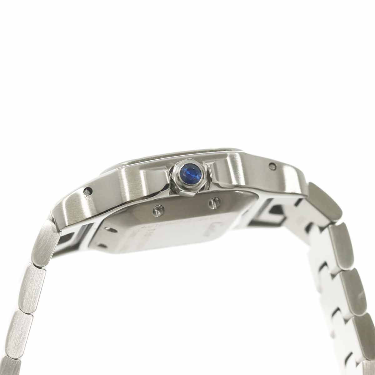 Cartier Santos Galbe SM Watch Date Silver Automatic Winding — view 5