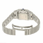 Cartier Santos Galbe SM Watch Date Silver Automatic Winding — view 4