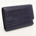 Loewe Vertical Compact Wallet Repeat Anagram Trifold Calf