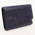 Loewe Vertical Compact Wallet Repeat Anagram Trifold Calf