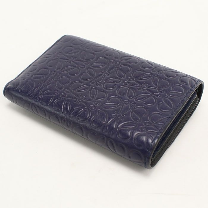 Loewe Vertical Compact Wallet Repeat Anagram Trifold Calf — view 2