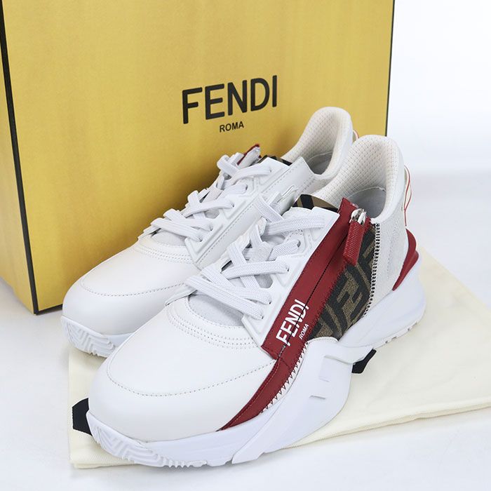 Fendi Flo Zucca Sneakers Leather