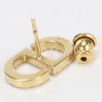 Dior Petit CD Stud Earrings Metal — view 3