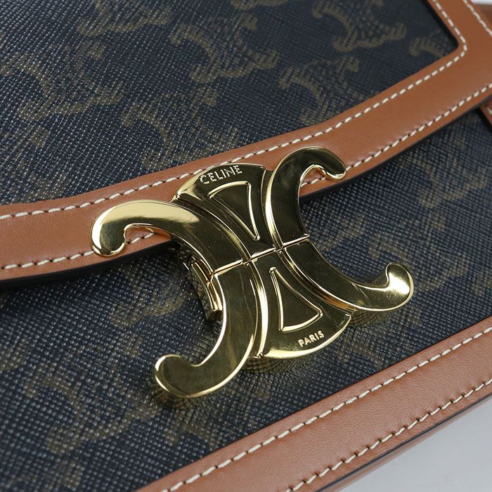 Celine Teen Triomphe Canvas Shoulder — view 5