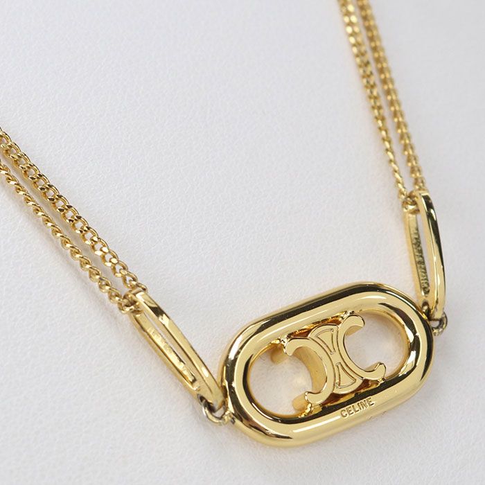 Celine Triomphe Necklace Metal — view 2