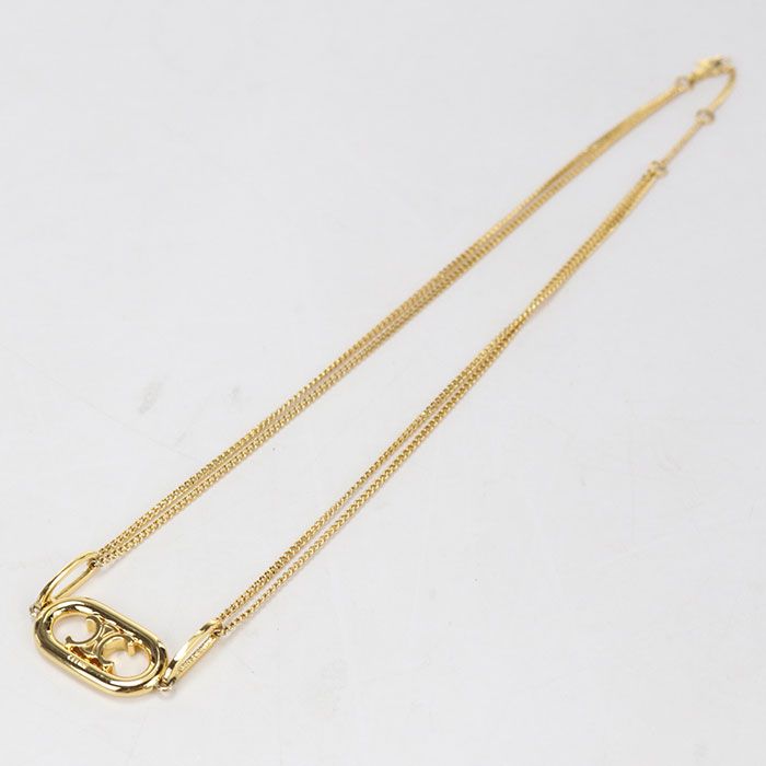 Celine Triomphe Necklace Metal — view 3