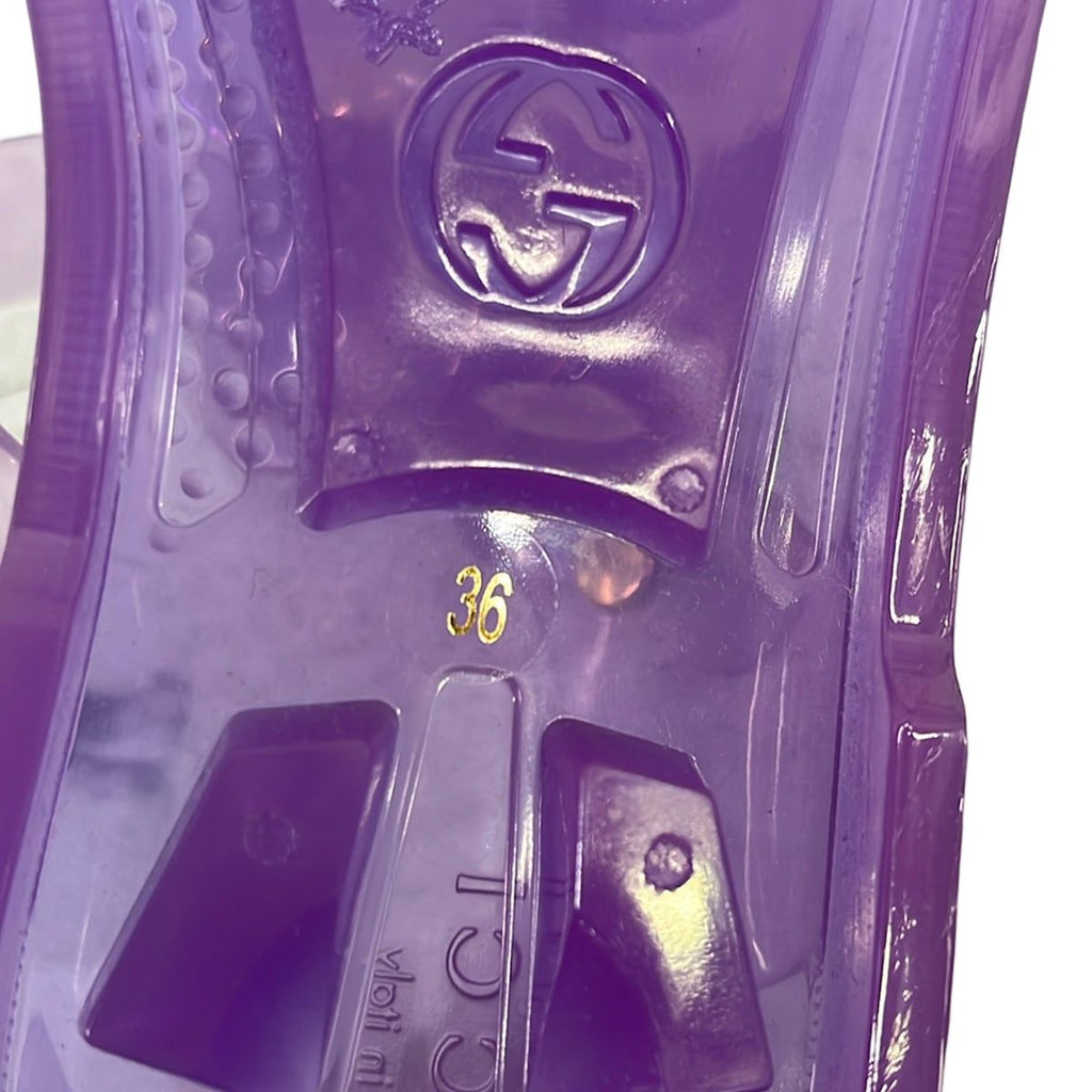 Gucci Sandals 36 Purple — view 6