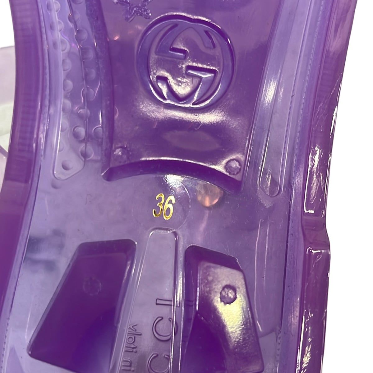 Gucci Sandals 36 Purple — view 6