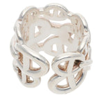 Hermes Chaine D'ancre Enchainee GM Silver Ring — view 2