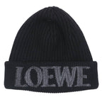 Loewe Logo Embroidery Knit Hat Bi