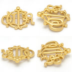 Dior Logo Brooch 6.5 cm Gold — view 2